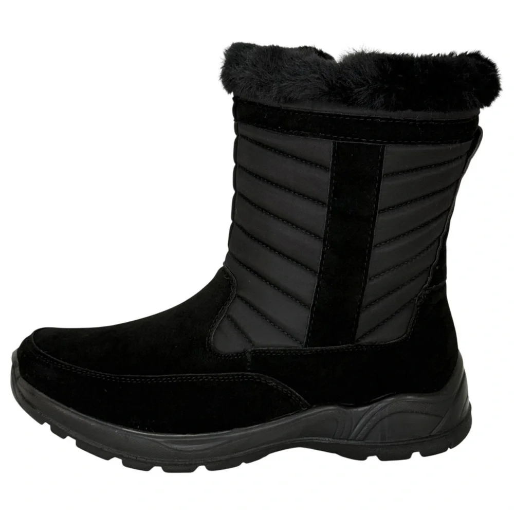 Easy Street Frazer Black Waterproof Womens Boots Size 7.5M